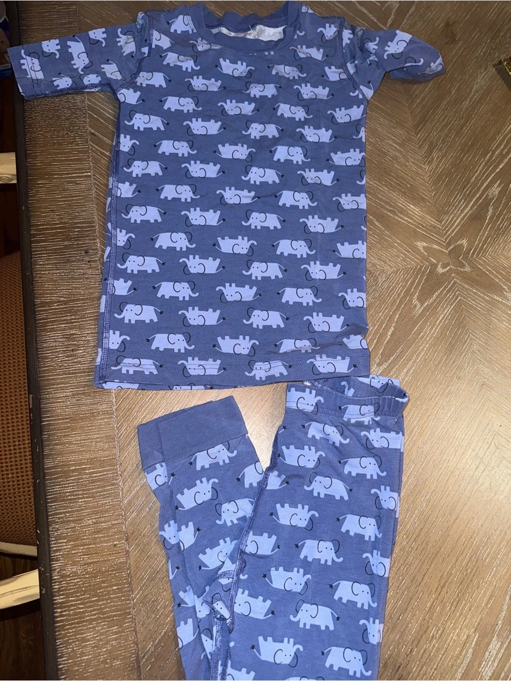Hanna Anderson Pajamas Elephant Size 8 Unisex